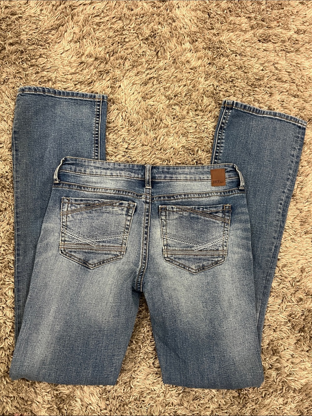 BKE Women's Light Blue Flare Jeans.  Stella.   Bootcut - Picture 6 of 6